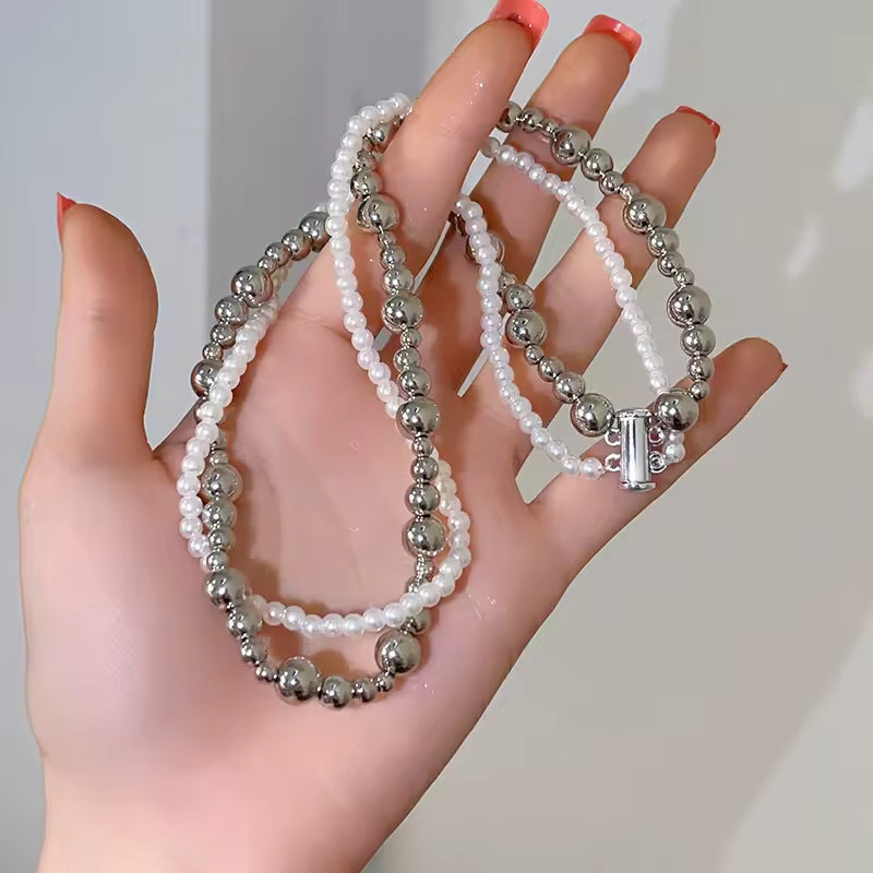 MommySupport™ Pearl Wrapped Necklace ⭐️⭐️⭐️⭐️⭐️