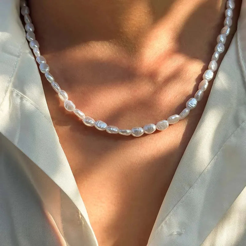 MommySupport™   Pearl Choker Necklace  ⭐️⭐️⭐️⭐️⭐️