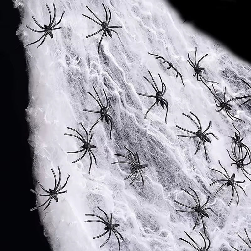 MommySupport™  DIY Halloween Spider Web – Spooky Decoration for Any Space ⭐️⭐️⭐️⭐️⭐️
