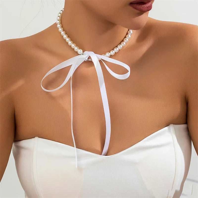 MommySupport™ Korean  Pearl  Necklace Bracelet ⭐️⭐️⭐️⭐️⭐️