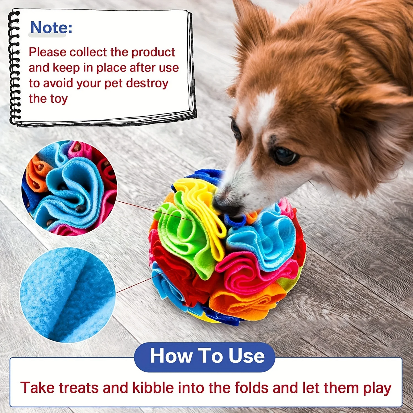 MommySupport™ Interactive Snuffle Ball Dog Toy ⭐️⭐️⭐️⭐️⭐️