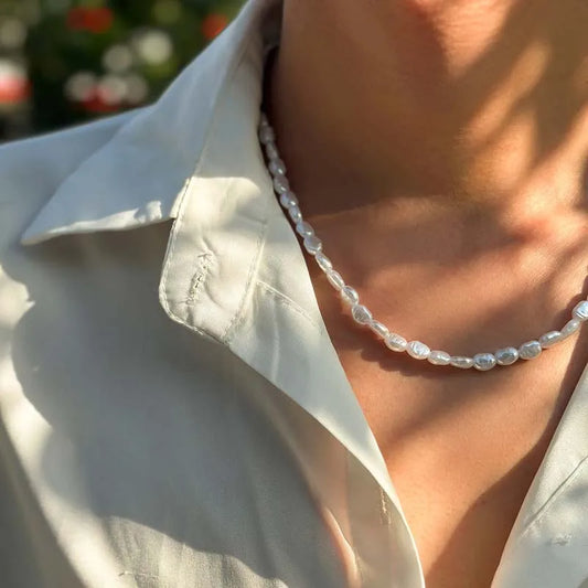 MommySupport™   Pearl Choker Necklace  ⭐️⭐️⭐️⭐️⭐️